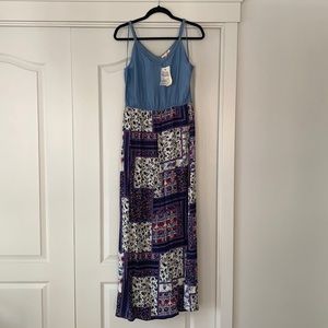 Cowgirl maxi dress - western style dress perfect for country events